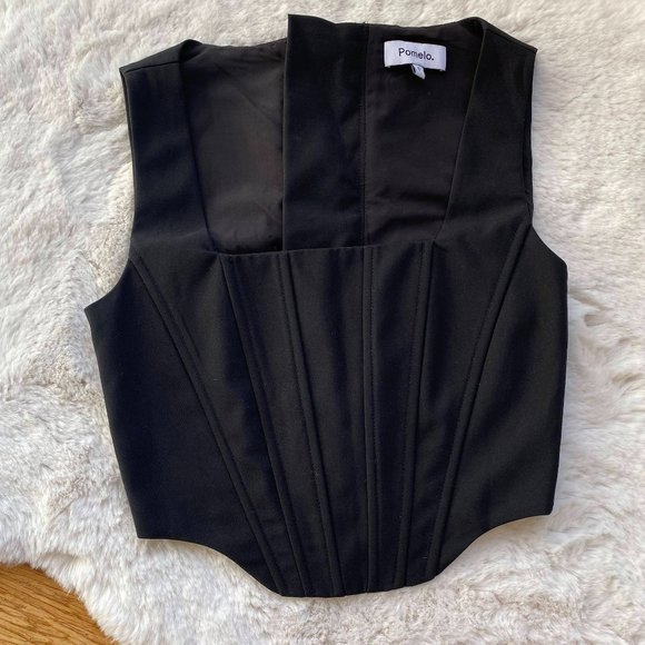 Pomelo Tops Pomelo Lace Up Corset Poshmark